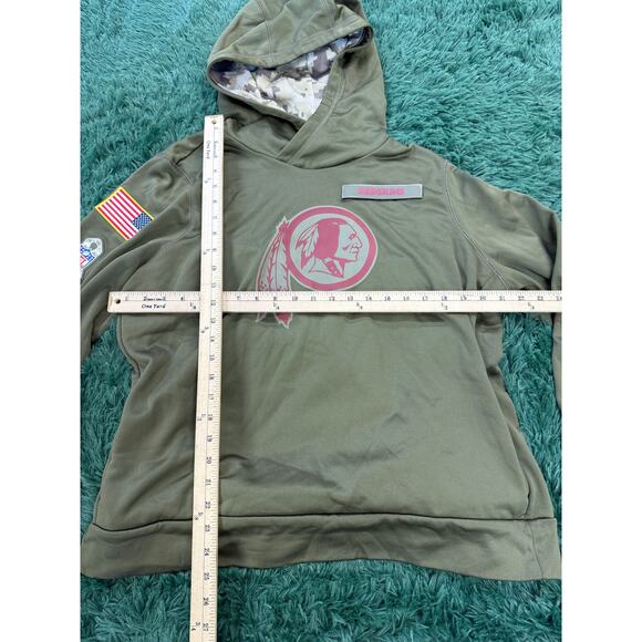 Nike Washington Redskins XXL Camo Salute to Freedom Sweatshirt Hoodie - Picture 7 of 8